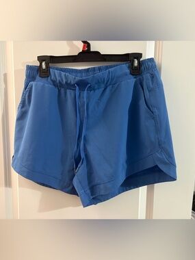 Women’s Athletic Drawstring Shorts in Blue